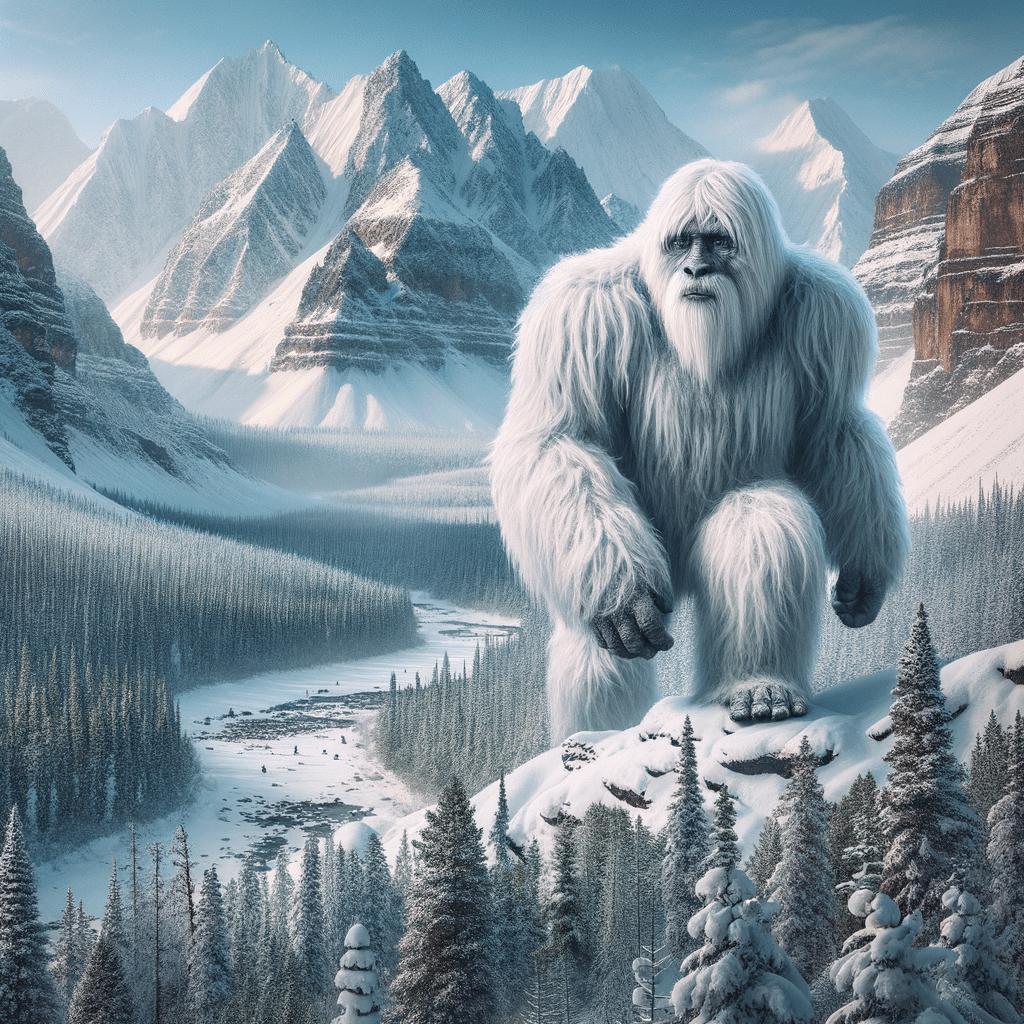 Yeti on Russian Mountain