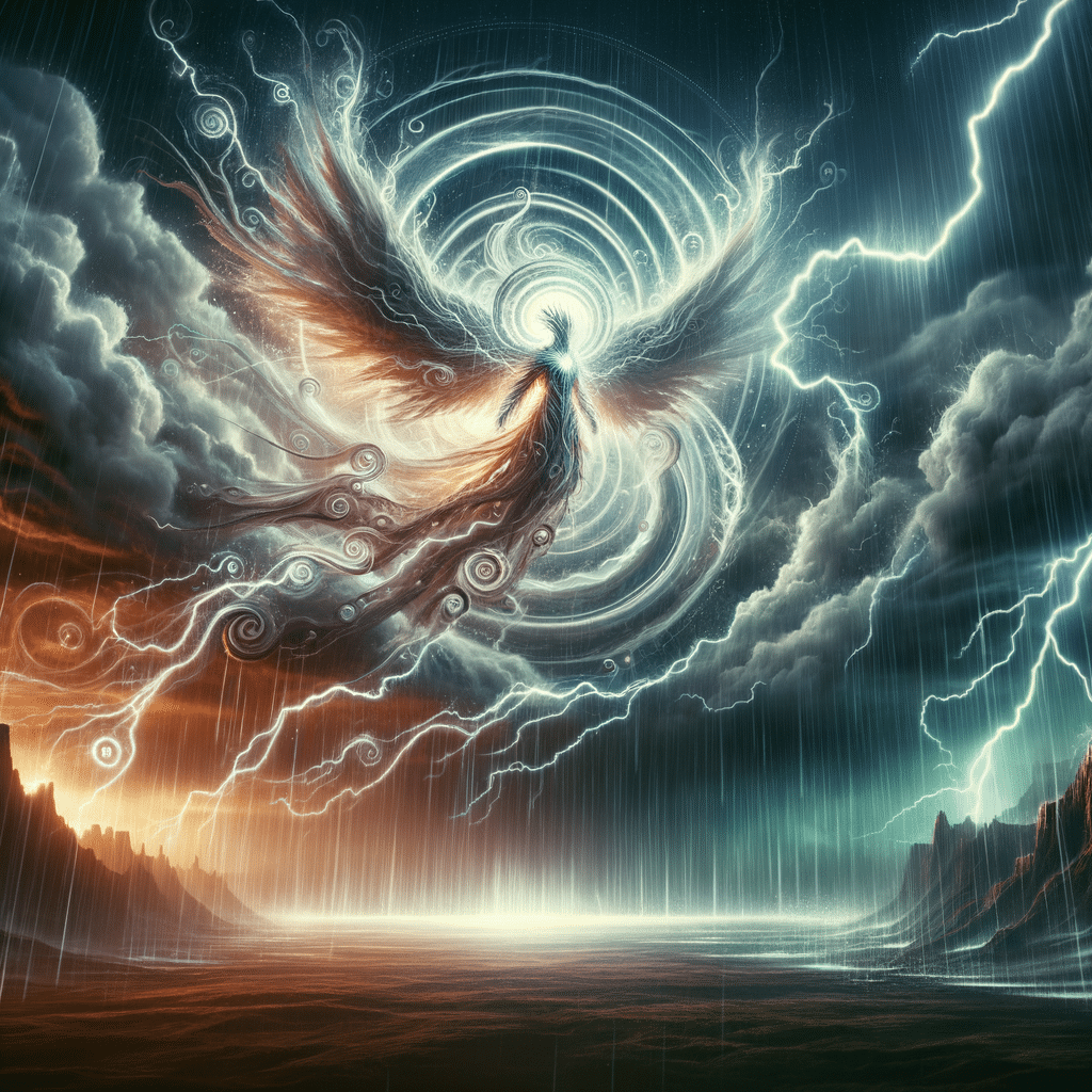 Air Elemental in Storm