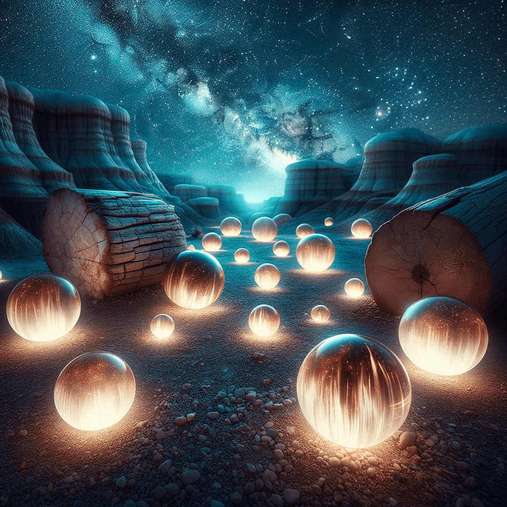 Orbs in the Petrified National Forest