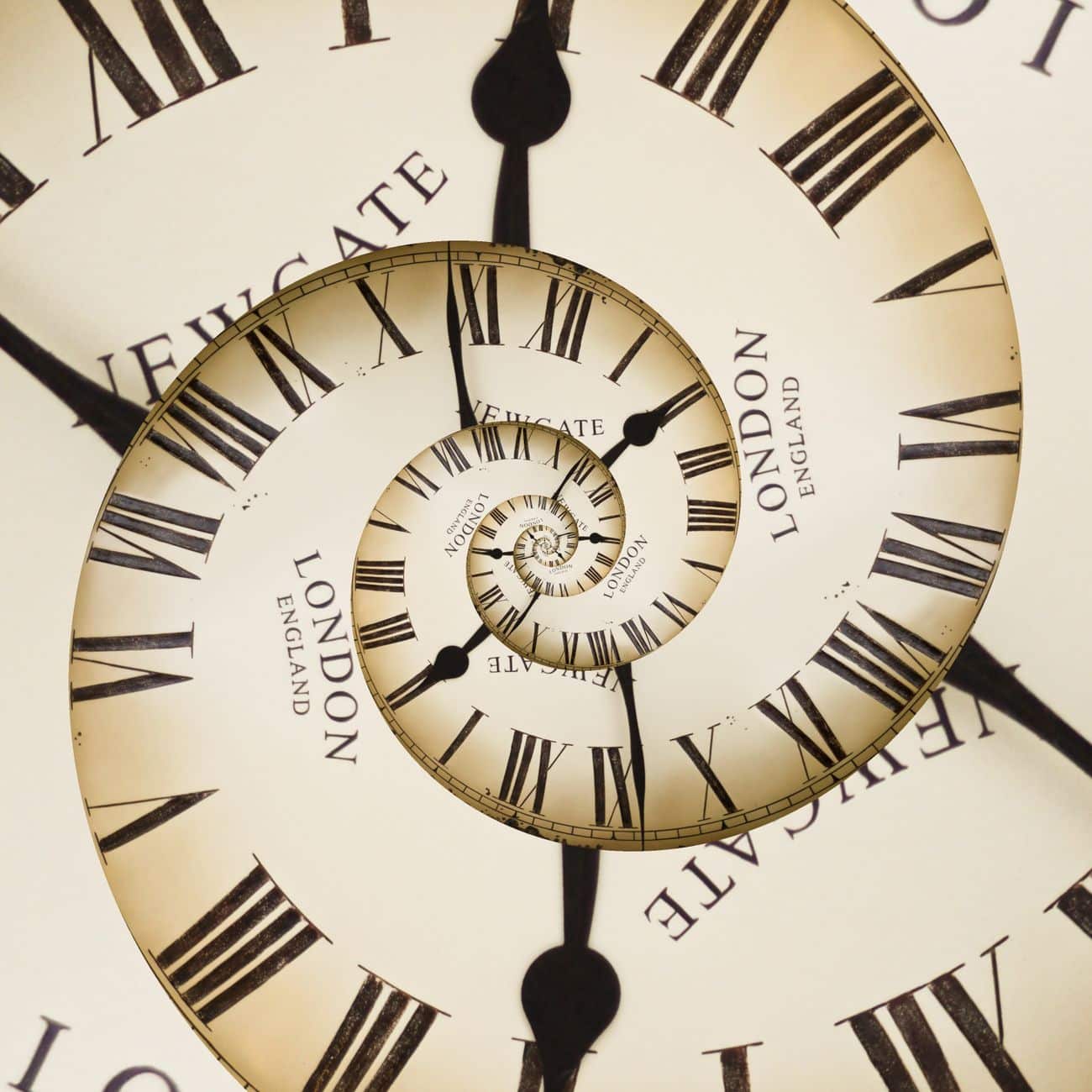vintage clock face