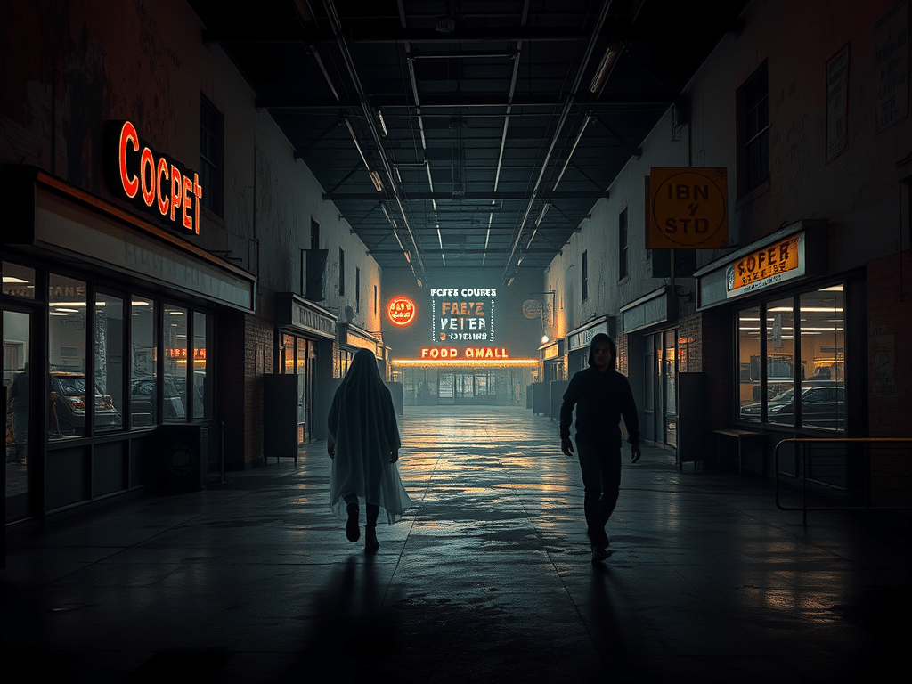 Exploring Ghosts in Abandoned Malls