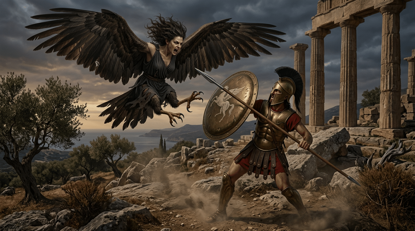 Harpies: Symbols of Retribution in Greek Lore