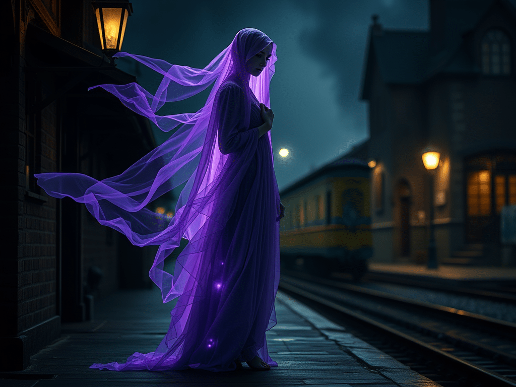 Purple Lady Ghosts: Haunting Stories from History