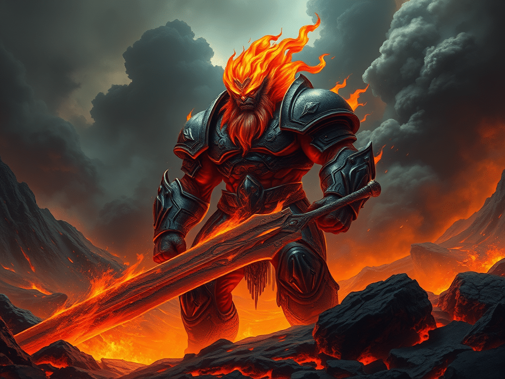 Fire Giants in Mythology and Fantasy