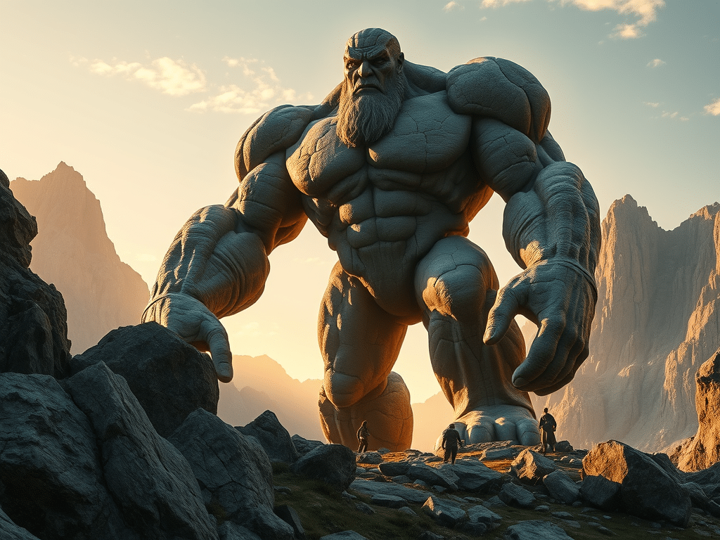 Stone Giants: Guardians of Nature in Fantasy Realms